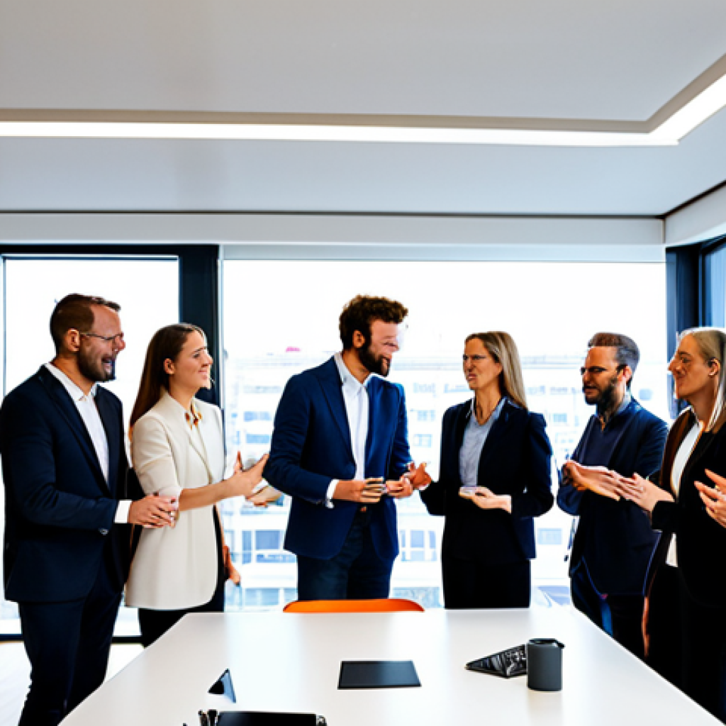 AI 바이어스 완화를 위한 데이터 수집 및 분석 방법 - Modern Dutch Office**

"A diverse team of professionals collaborating on a project in a bright, mode...