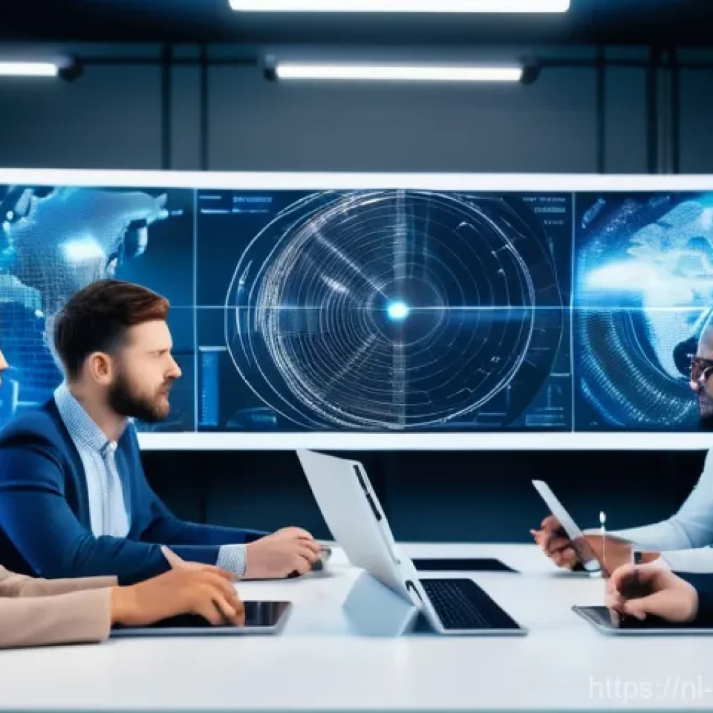 AI 바이어스 완화의 중요성 - **Prompt:** A diverse group of five individuals, consisting of men and women from various age groups...