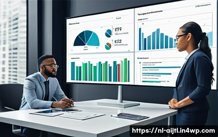 AI 모델의 공정성 평가 방법 - **Prompt:** A detailed digital illustration portraying a diverse group of professionals, dressed in ...